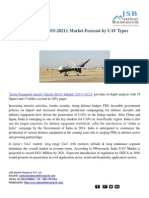 India UAV Market (2015-2021) : Market Forecast by UAV Types: Released On 2nd April 2015