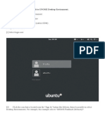 Change Unity Desktop by Default To GNOME Desktop Environment