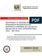 SIGAR report March 2015