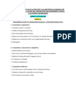 Criterios y Desarrollo de Las Partes de La Oposicion (Modelos 1,2,3 de Evaluacion)