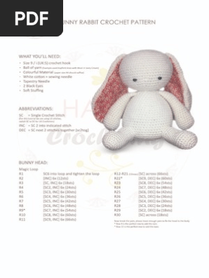 Bunny Rabbit Crochet
