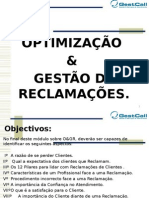 Optimização & Gestão de Reclamações - OK