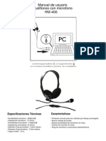 User Manual HM-400