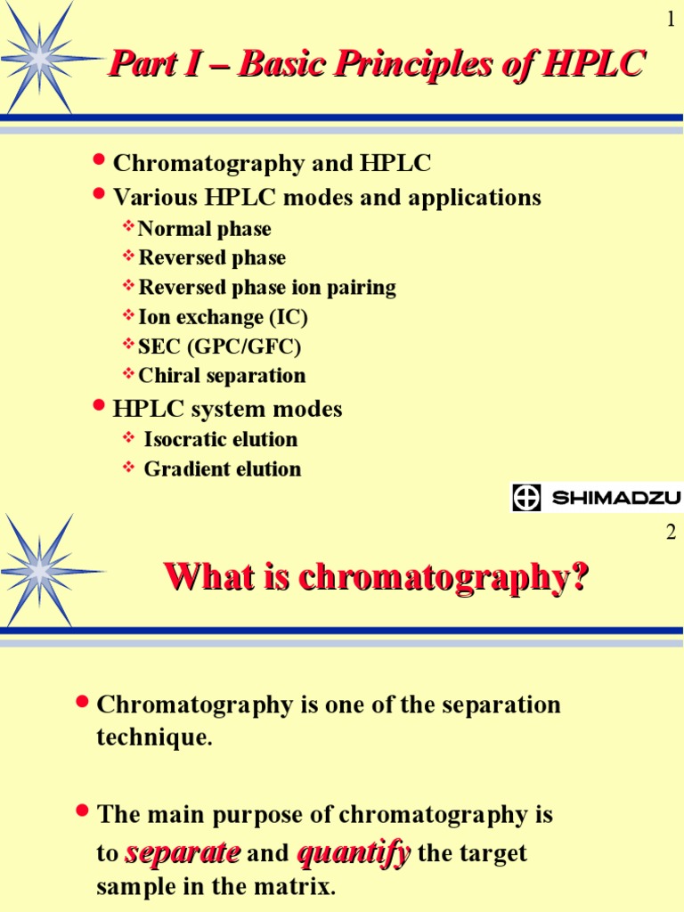 LC Training Basic HPLC 2001 A PDF High Performance Liquid Chromatography Chromatography