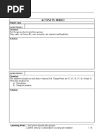 Chapter 4 Form 3 Math | PDF