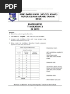 Soalan Kbat Matematik Tingkatan 2