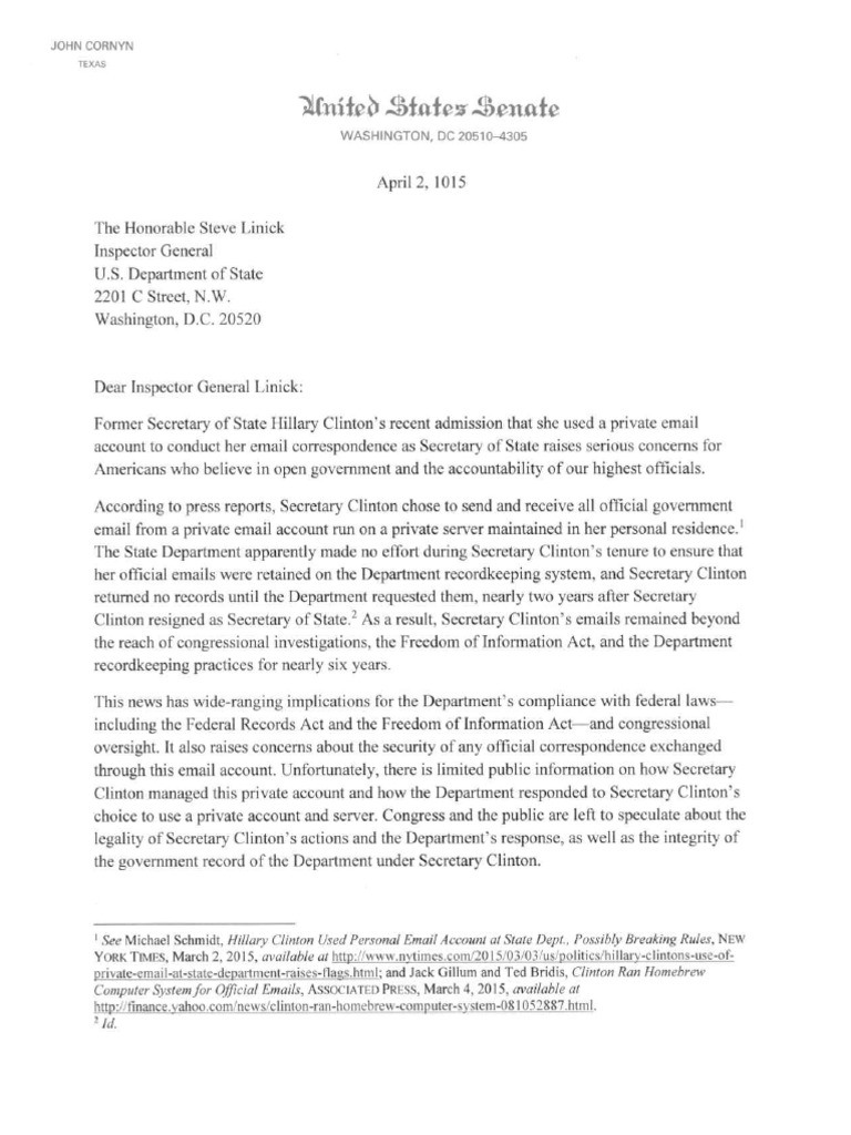 State IG Letter | PDF