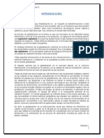 El Proceso de Globalización y La Intervención Profesional