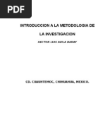 Hector Luis Avila -Introduccion a La Metodologia de La Investigacion