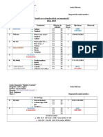 Planificare Calendaristicã Pe Semestrul I