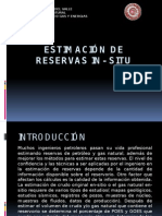 Estimacion de Reservas in Situ