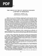 Agnew NT research of apostles