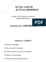 Intellectual Property Law Lecture 2A