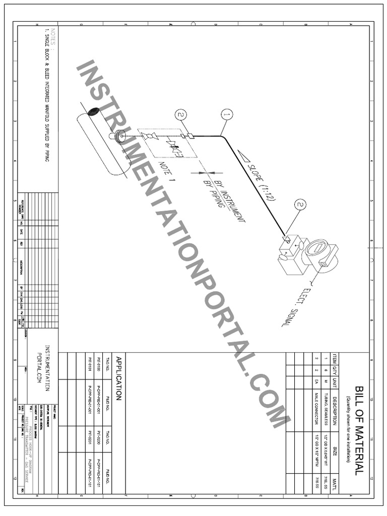 Ip Pressure Transmitter Hook Up Drawing PDF PDF