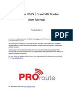 Proroute H685 3G and 4G Router User Guide PDF