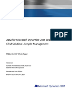 ALM For CRM 2011 - CRM Solution Lifecycle Management