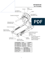 Treadmill 93T-02 - TTD100000 - PARTS LIST