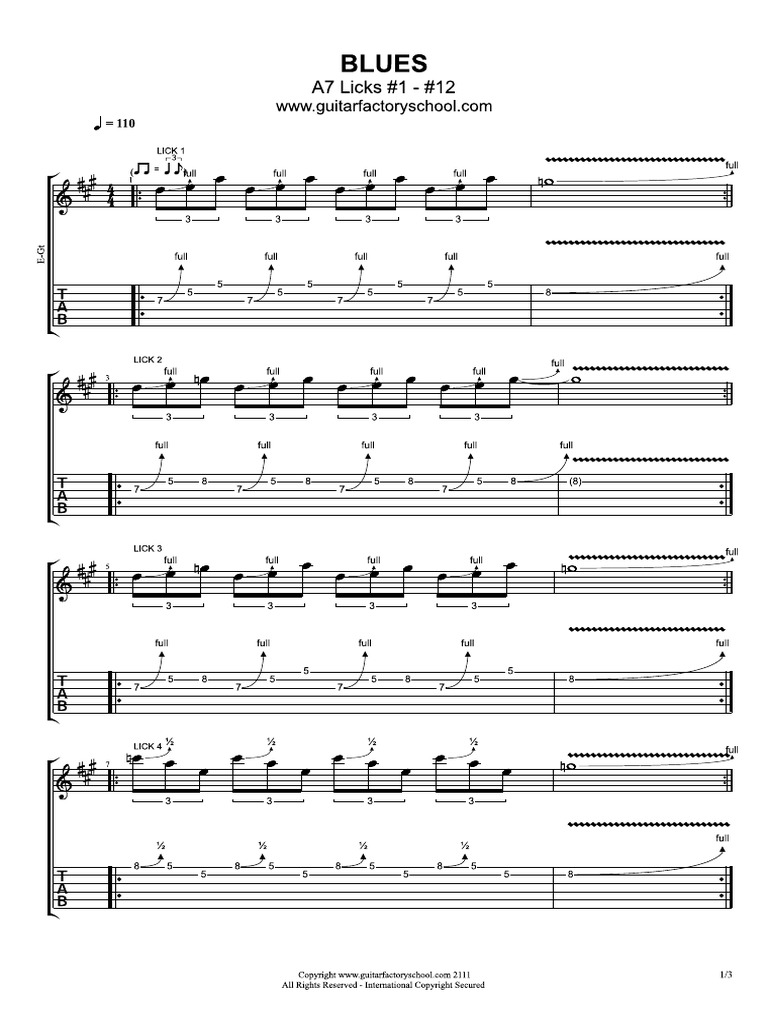 Blues Licks PDF