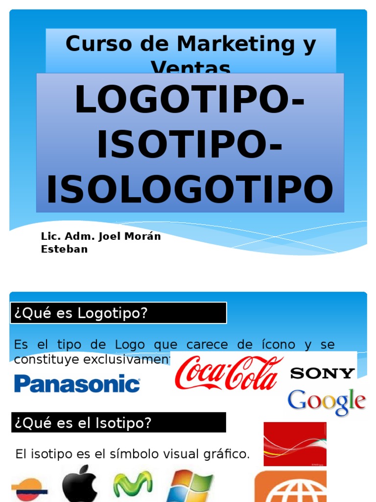 Definición de Logotipo e Isotipo | PDF