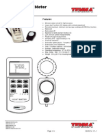 Medidor Digital de luxes