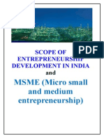 Scope of Entrepreneurship Development in India