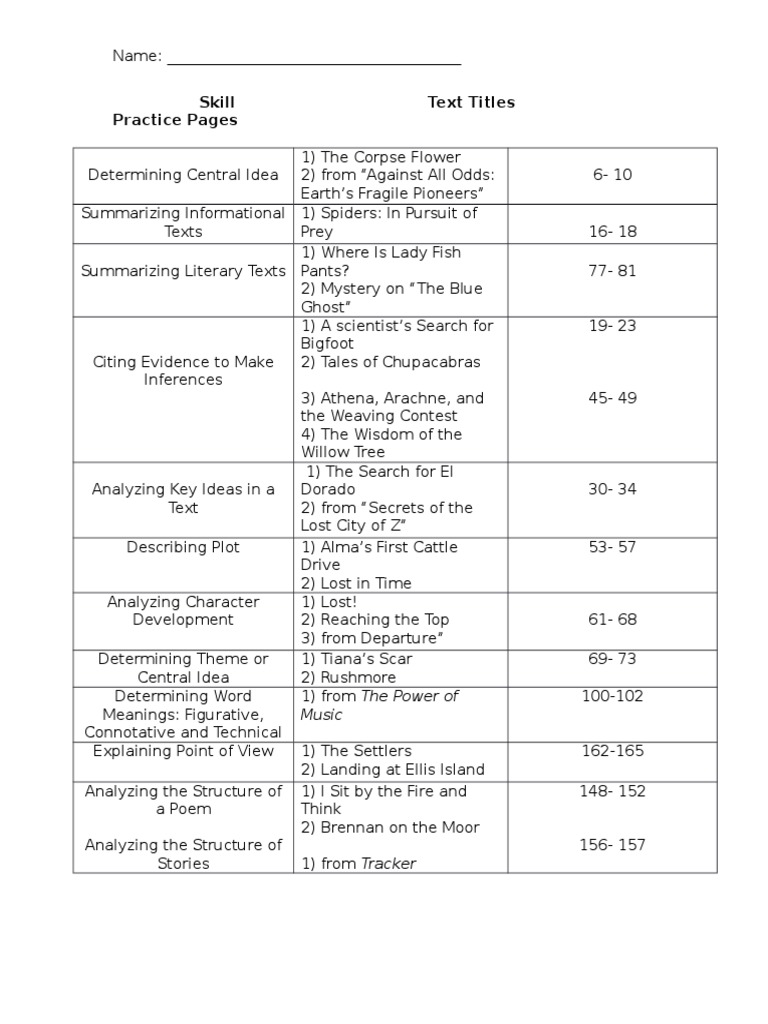 Recess Homework | PDF