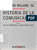 67216895 Williams Raymond Historia de La Comunicacion 2 de La Imprenta a Nuestros Dias