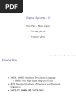 Digital Systems - 0: Pere Pal' A - Alexis L Opez