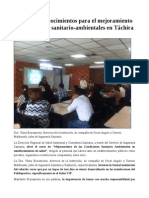Condiciones Sanitario-Ambientales en Táchira