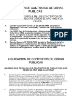 Liquidacion de Contratos de Obras