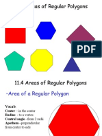 11-4 Areas of Regular Polygons