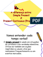 Simple Present x Present Continuouns