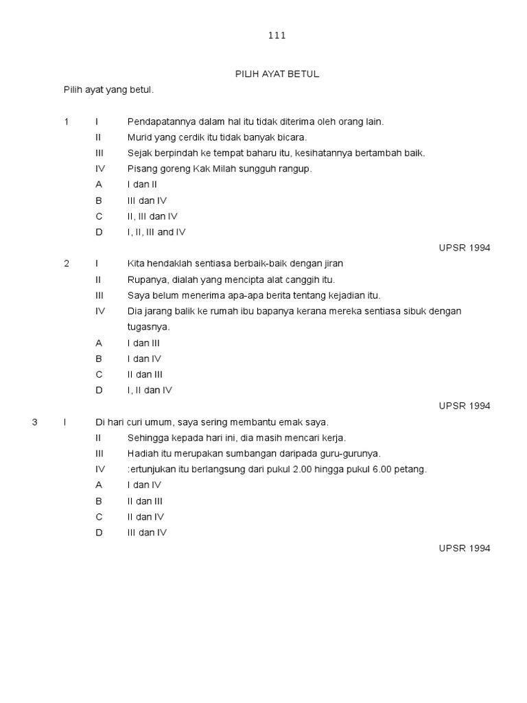 Ayat Yang Betul Pdf