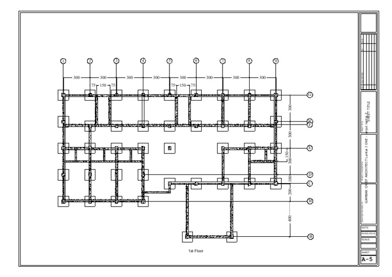 Architectural Floor Plan A-5 | PDF | Technology & Engineering