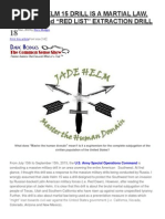 THE JADE HELM 15 DRILL IS A MARTIAL LAW, CIVIL WAR and 'RED LIST' EXTRACTION DRILL PDF