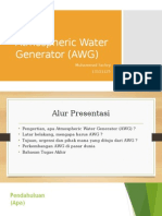 Atmospheric Water Generator