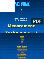 Measrement Techniques - II