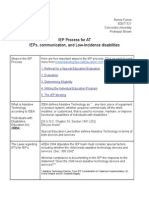 Iep Process For at Ieps, Communication, and Low-Incidence Disabilities