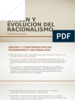 Origen y Evolución Del Racionalismo