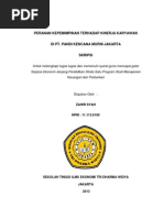 Download Peran Kepemimpinan Terhadap Kinerja Karyawan by Nurul SN260757867 doc pdf