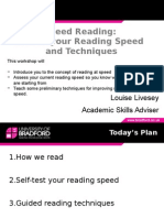 Speed Reading Ass and Techs