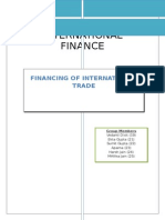 International Finance: Financing of International Trade