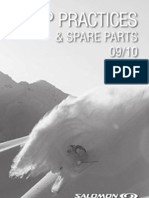 geschenk hardop hun Salomon Ski Bindings Regulation | PDF | Indemnity | Hyperlink