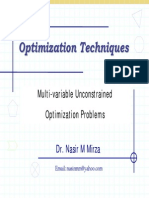 Optimization Techniques for Multi-Variable Problems