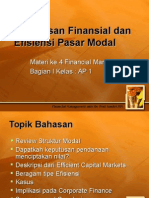 Keputusan Finansial Dan Efisiensi Pasar Modal