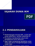 Bab II Sejarah Dunia IKM