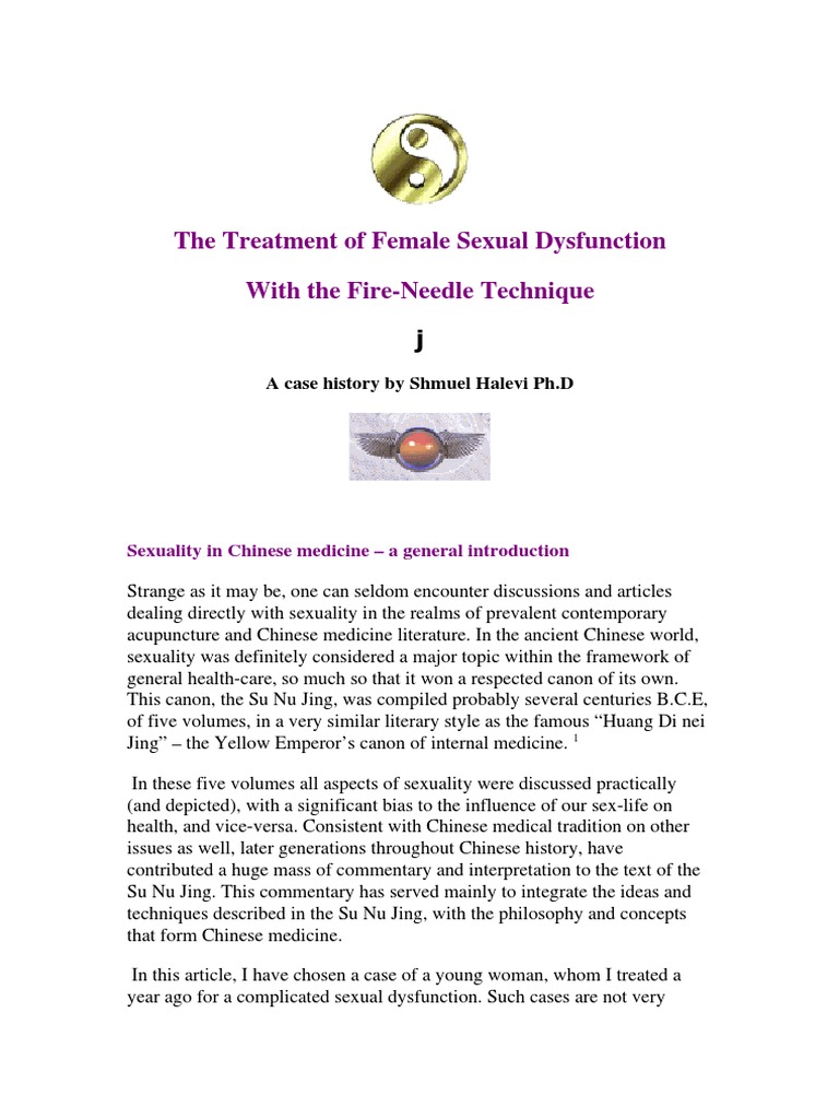 The Treatment of Female Sexual Dysfunction | PDF | Religion & Spirituality