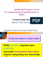 Managing Intellectual Property Assets For Enhancing The Competitiveness of Smes