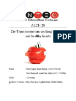 Alch 20 Cis-Trans Isomerism Cooking Tomatoes and Healthy Hearts