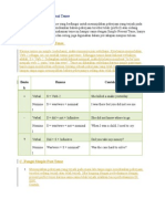 Simple PAST TENSES